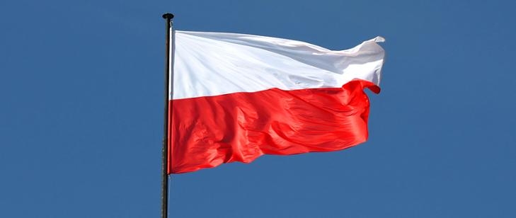 Img Biało-czerwone flagi można wieszać za granicami Polski zgodnie z prawem obowiązującym w danym kraju. Fot. MSWiA RP