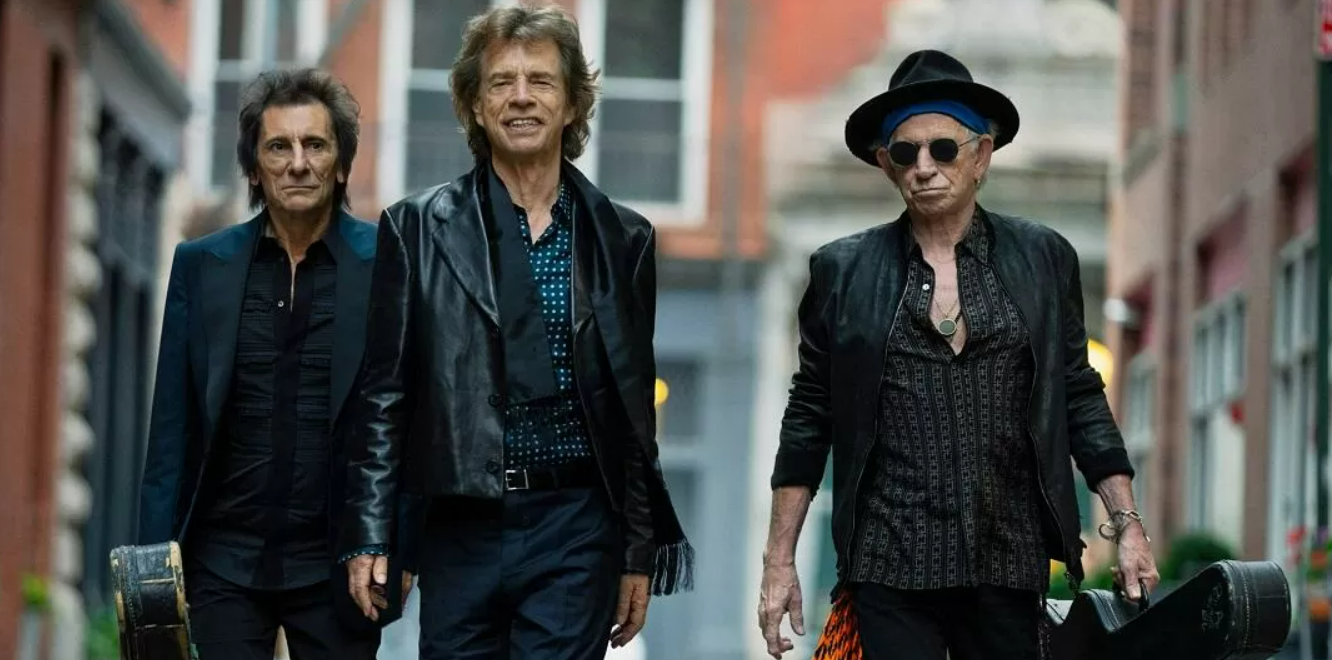 Img Ron Wood, Mick Jagger i Keith Richards. Fot. mat. prasowe