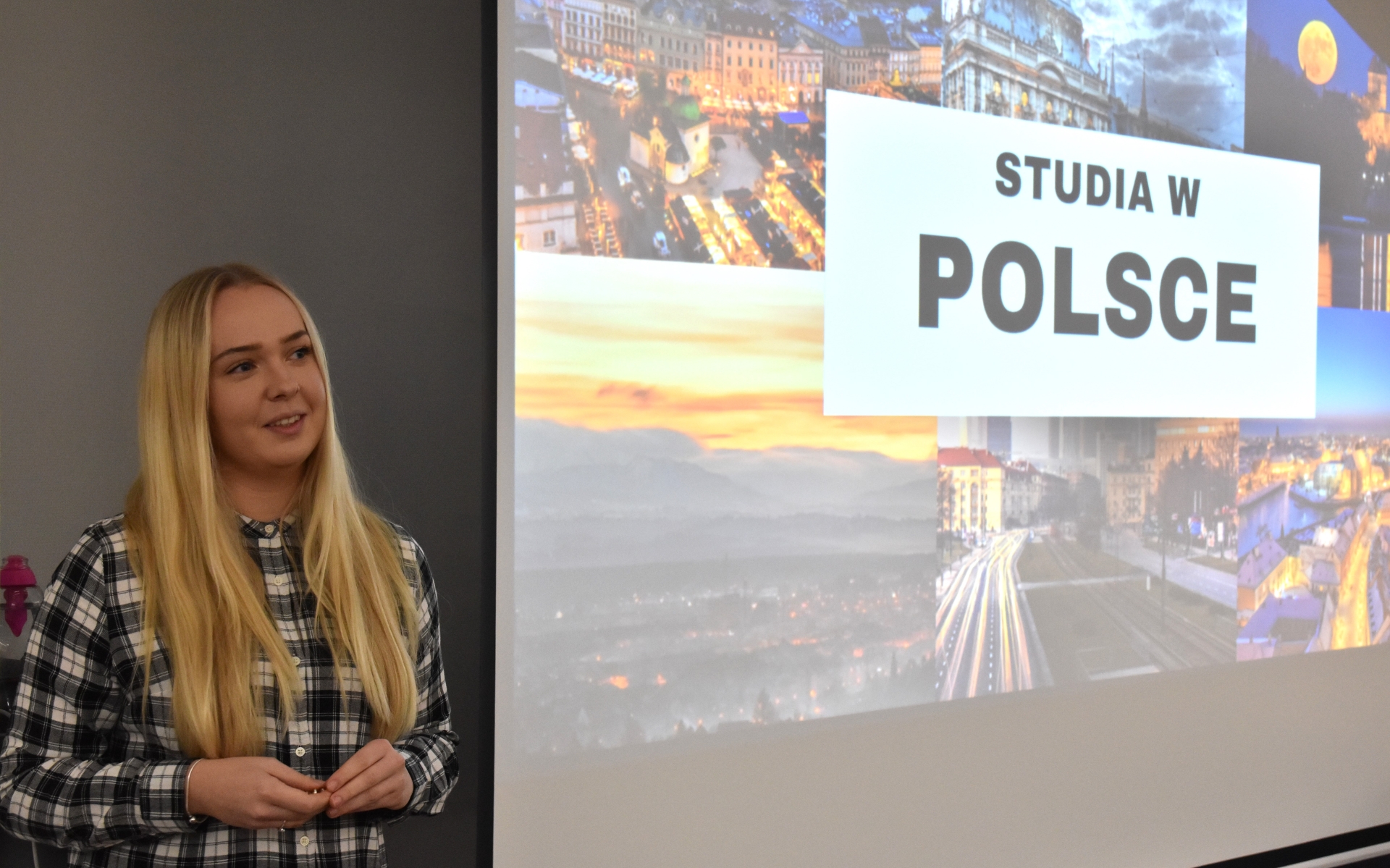 Img Dorota Bartnicka przybliżyła możliwości studiowania w Polsce. Fot. Beata Schönwald