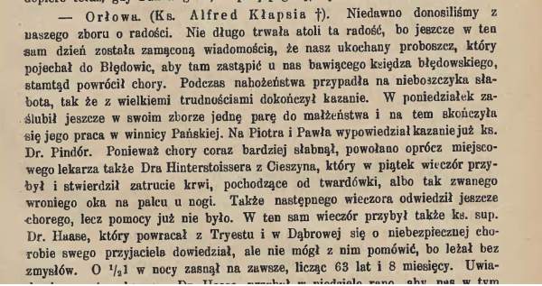 Image Cieszyńskie rody: Kłapsiowie