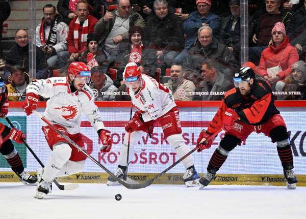 Image Tipsport Ekstraliga: Czarna seria Stalowników przełamana. Trzyniec - Ołomuniec 5:2