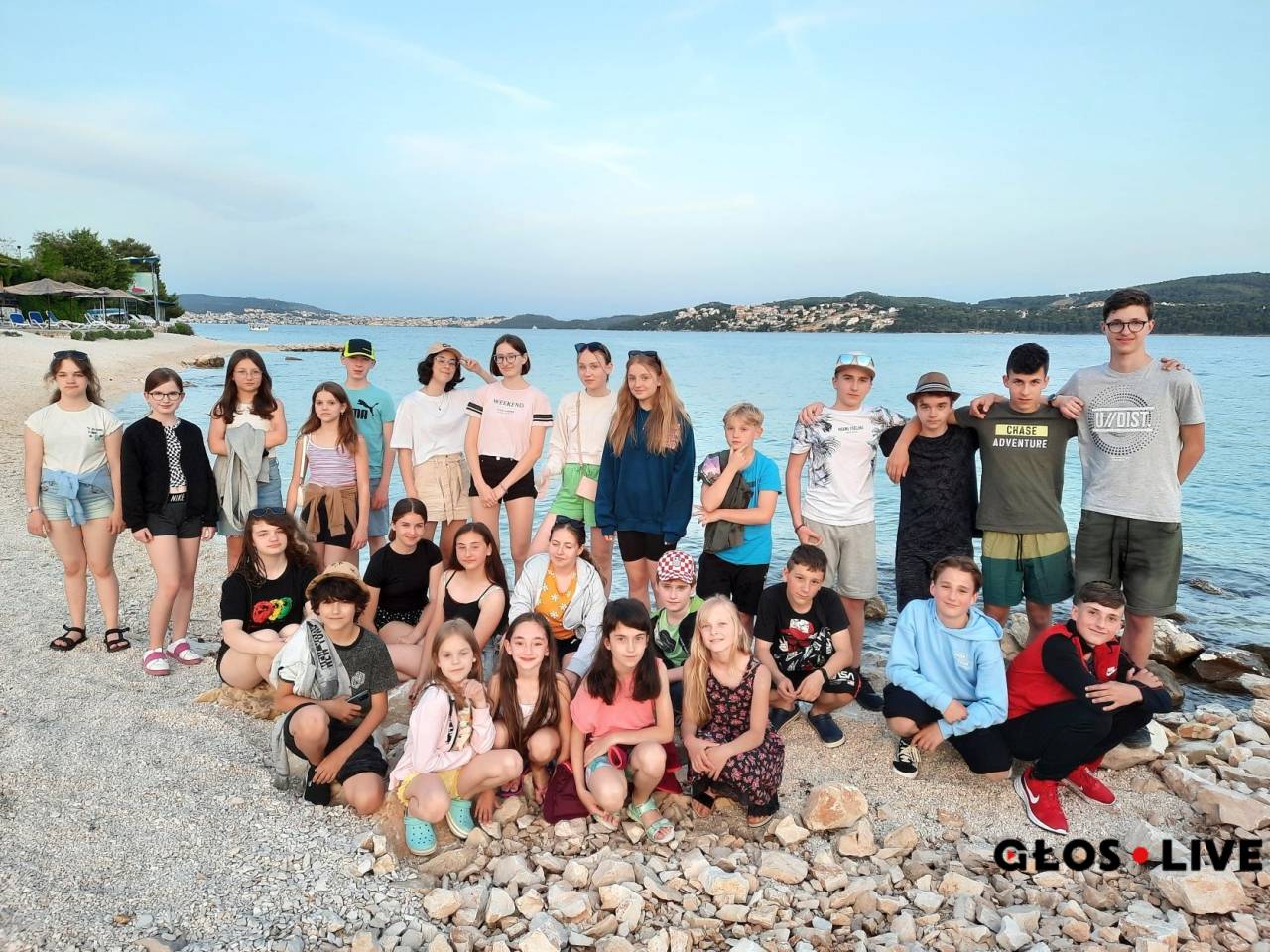 Img Uczniowie z Suchej Górnej na chorwackim wybrzeżu. Fot. ARC szkoły